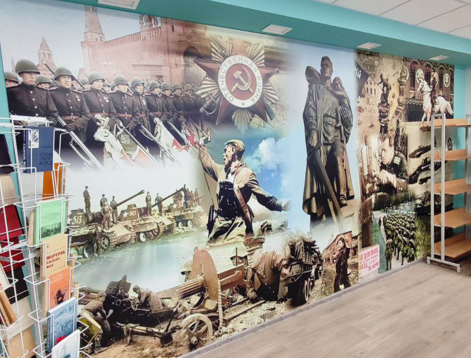 Стенед на всю стену, панно